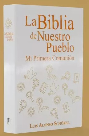 B. BIBLIA DE NUESTRO PUEBLO MI PRIMERA COMUNION1582042748