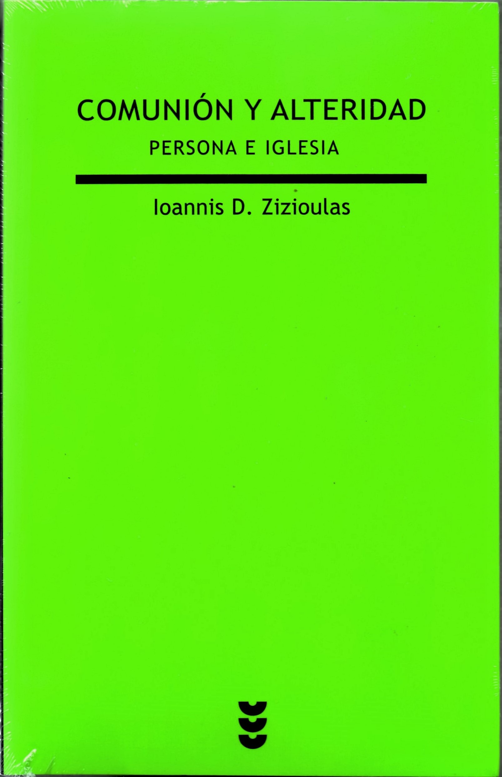 COMUNION Y ALTERIDAD. PERSONA E IGLESIA272884184