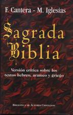B. BIBLIA SAGRADA BIBLIA (CANTERA-IGLESIAS)199588084