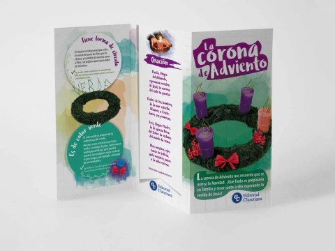 LA CORONA DE ADVIENTO (TRIFOLIAR)1280812282